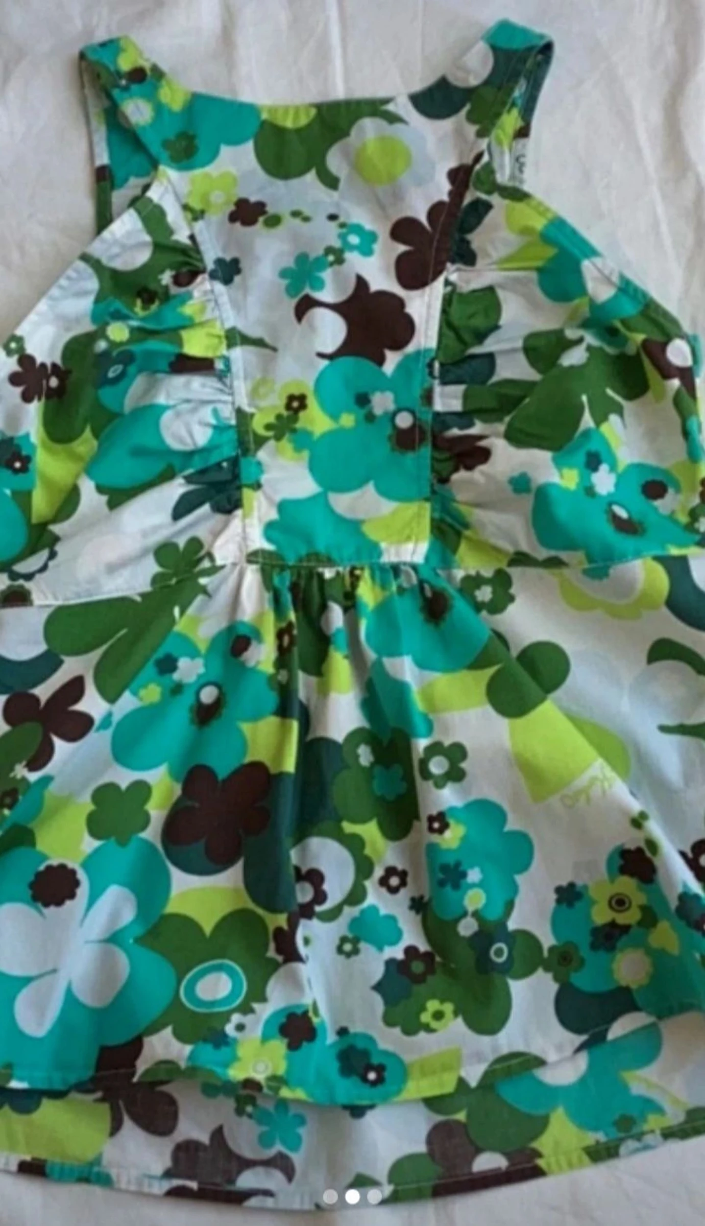 Top Kookaï vintage de 16 años-floral retro, impecable – photo 2